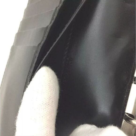 Authentic GUCCI G Logo Black Leather Agenda Notebook Cover/6X1318 - Picture 8 of 8